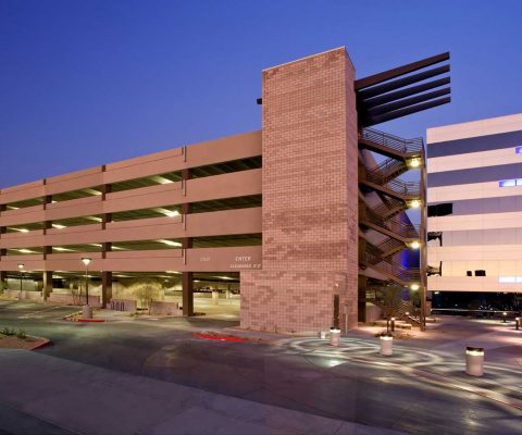 Parking structure for 4600 East Washington office building