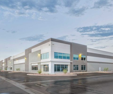 Exterior of AZ|60 industrial facility