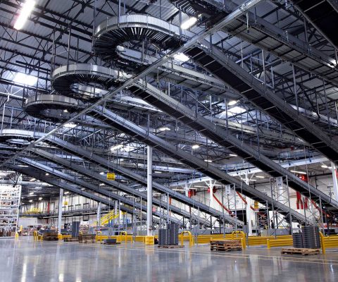 Conveyor system at W. W. Grainger distribution center