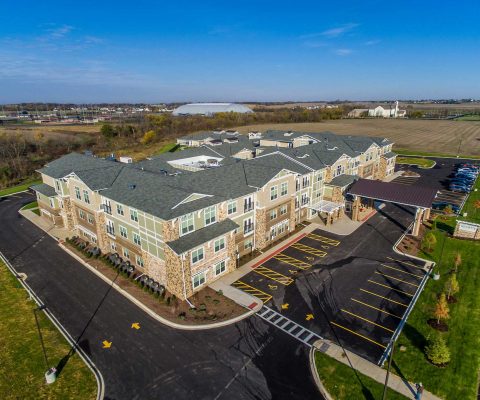 Aerial view of Heartis Village of Peoria