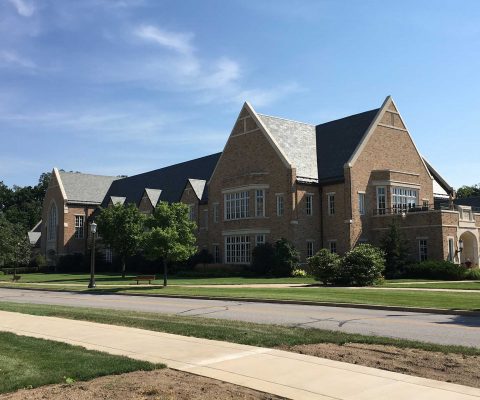 Exterior of Notre Dame Athletics Center