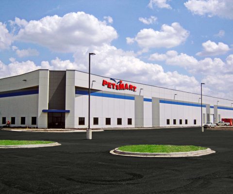 Exterior of PetSmart distribution center