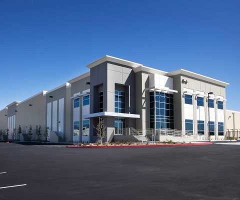 Exterior of Redlands Business Center industrial facility