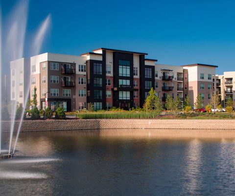 Fountain at Tapestry Glenview apartment residence